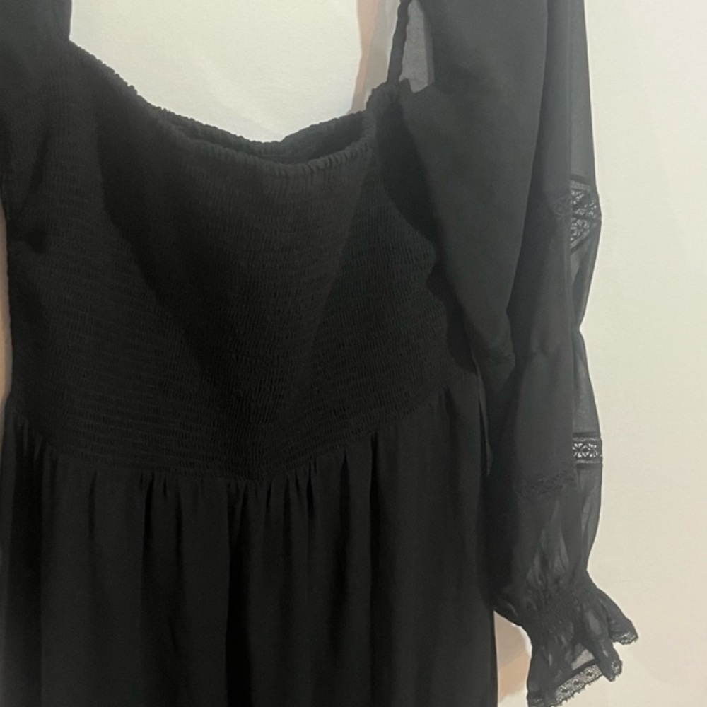 Aritzia Elegant Black Maxi Dress